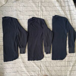 Premier International men XL cotton blend crewneck longsleeve thermal shirt bund